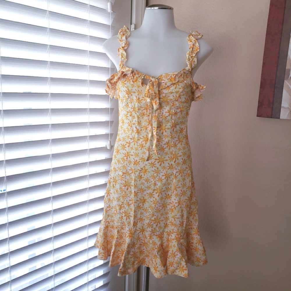 All Things Mochi Revolve Reyna Sun dress Flawed XS Extra Small NWT - Picture 3 of 14
